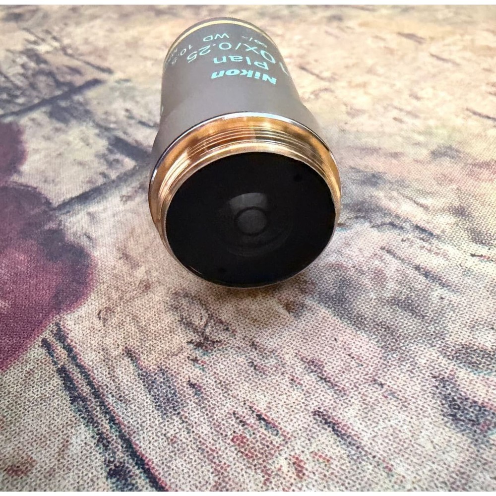 Nikon Plan 10x/0.25 WD 10.5 Microscope Objective Lens Used Untested