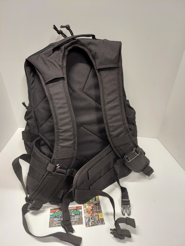 Keep Walking Black Tactical Backpack Large Military Bag Armed