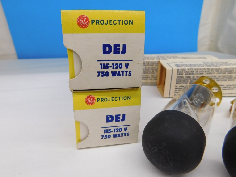 2pcs DEJ Projection Lamp Projector Bulb General Electric