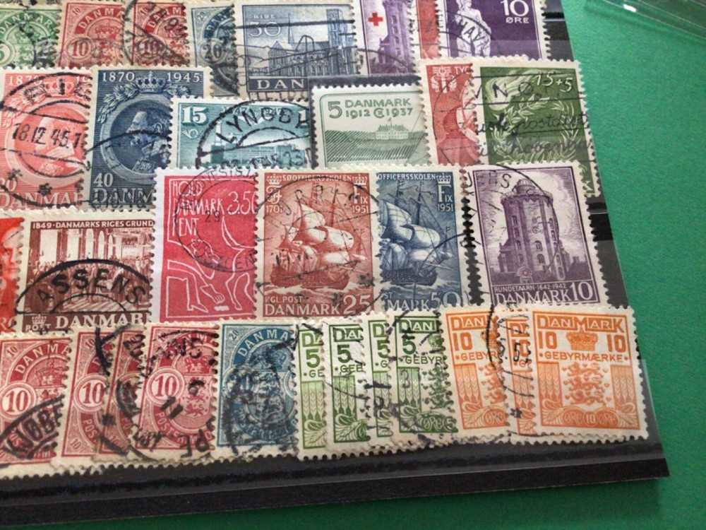 Denmark mounted mint or used stamps A12036