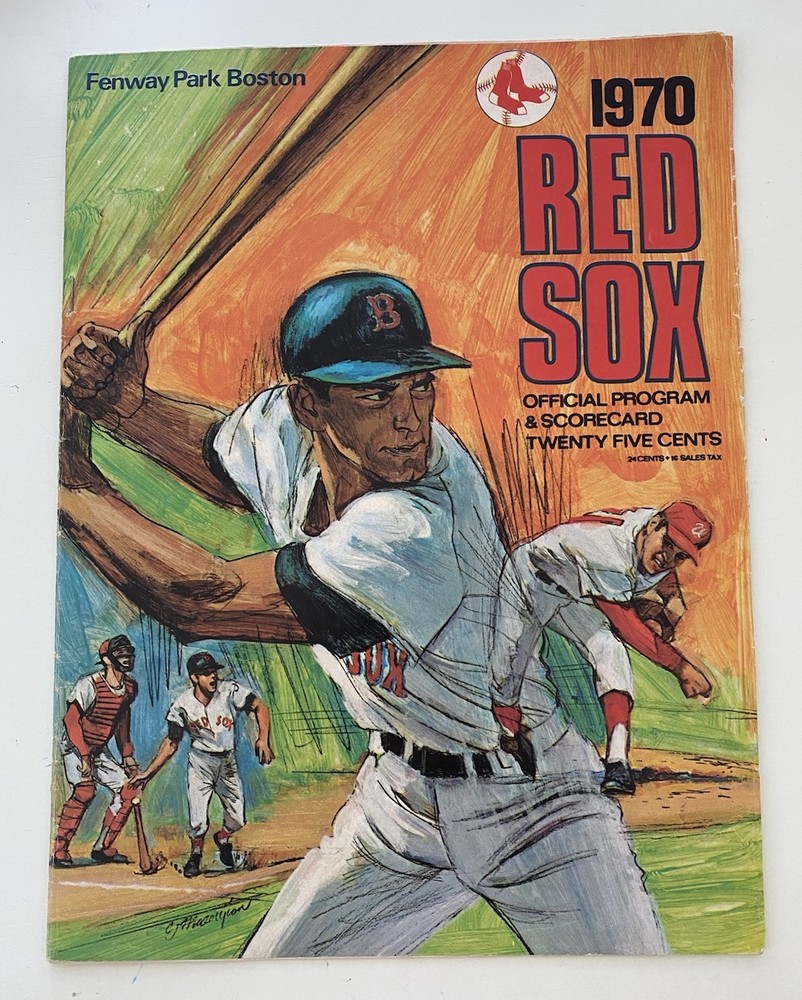 Boston Red Sox Program & Scorecard 1970
