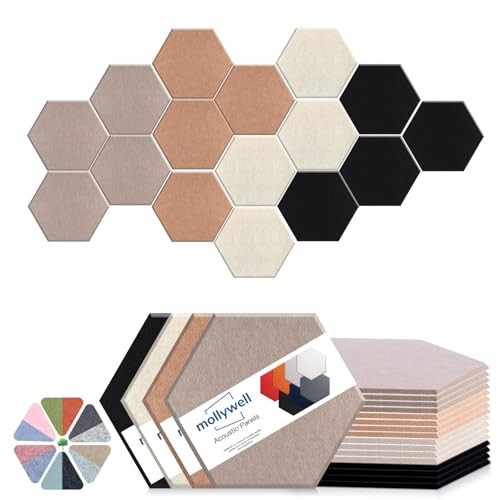 16 Pack, Large, Beveled Edge B-Deep Camel, Deep Brown, Black, Light Camel