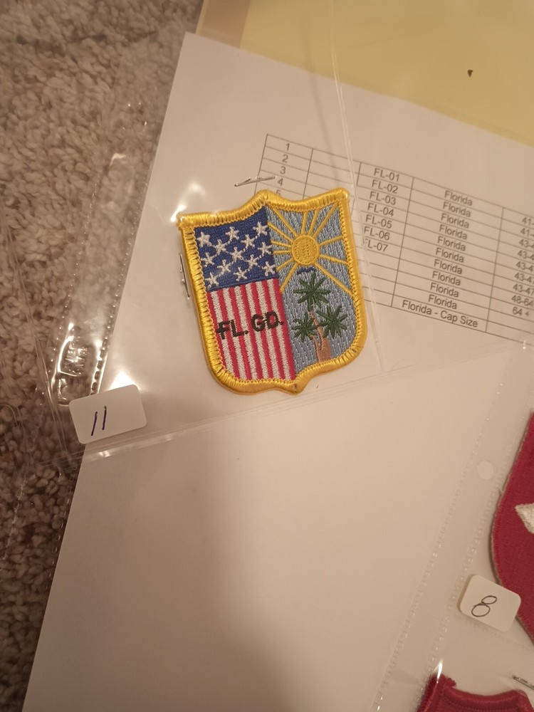 Florida Guard Patch Lot