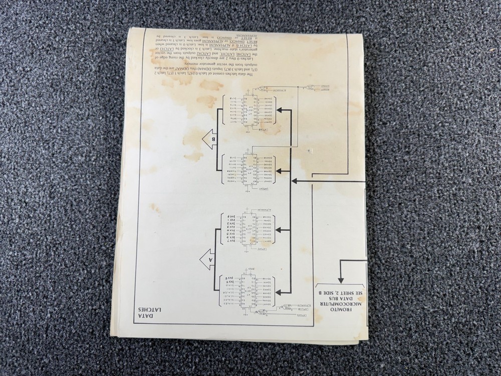 Atari Lunar Lander Arcade Video Game Manual Schematics ORIGINAL