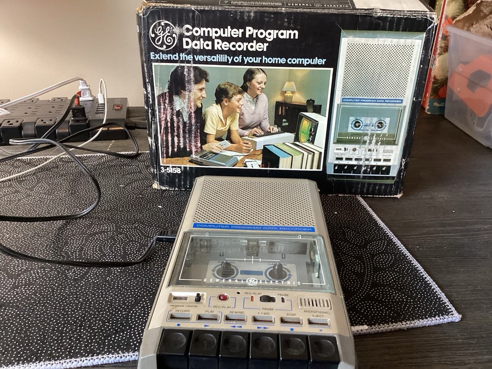 GE VTG Computer Program Data Recorder 3-5158 Tested And Working Has Box