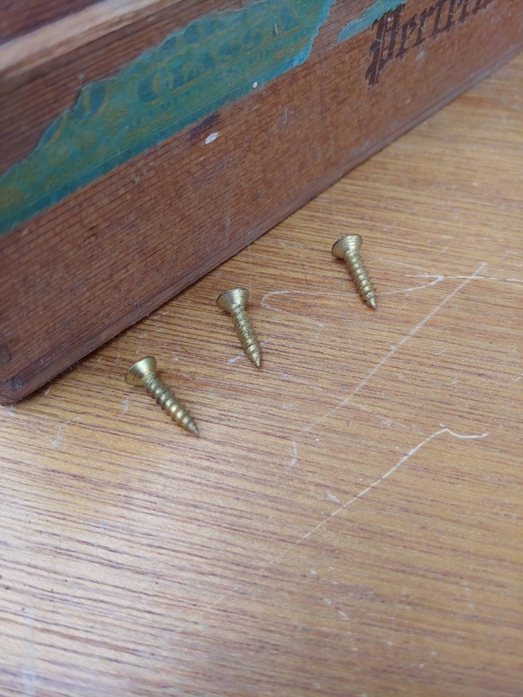 Vintage Hinge Assortment Lot Brass 1.5"