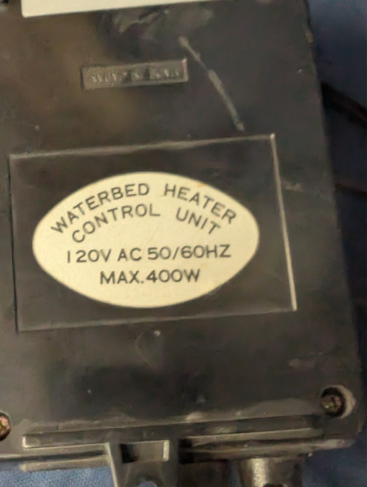 Shigma Water Bed TEMPERATURE CONTROL SYSTEM CONTROLLER DIAL