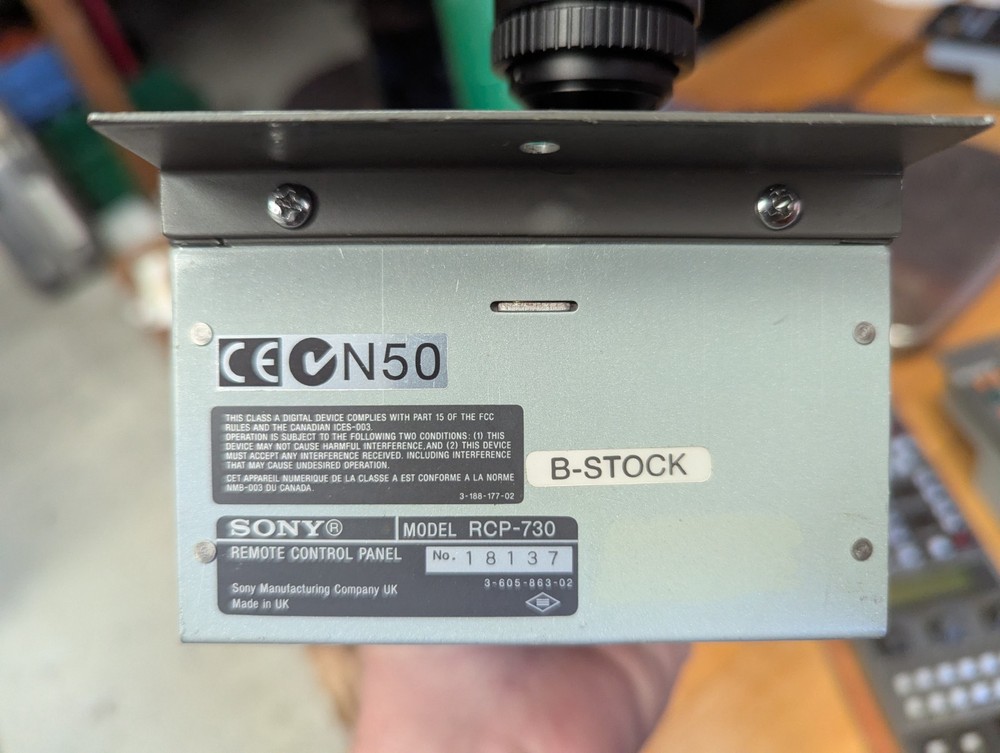 Sony RCP-730 Remote Control Panel for Broadcast Cameras