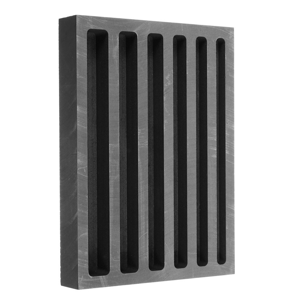 Ingot Casting Molds for Crucible Shapes Silver Graphite