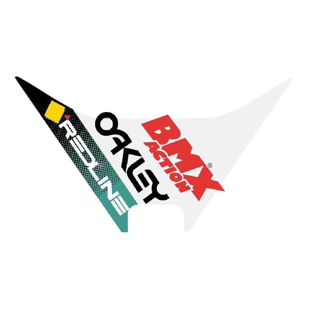 REDLINE - Forklifter plate decal - Teal / White