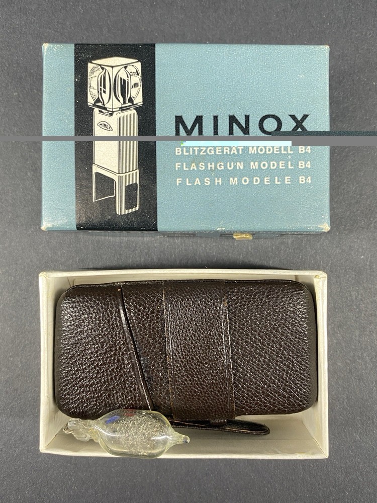 Vintage German Minox Model B4 Flashgun EX+ Open Box