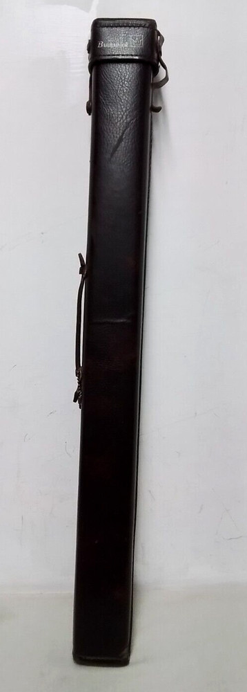 Vintage Brunswick Leather Pool Cue Hard Case