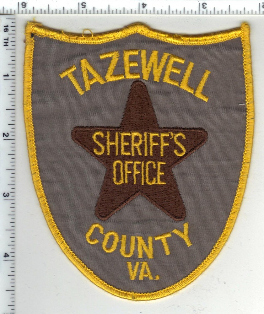 Tazewell County Sheriff's Office (Virginia) 1st Issue Uniform Take-Off Patch