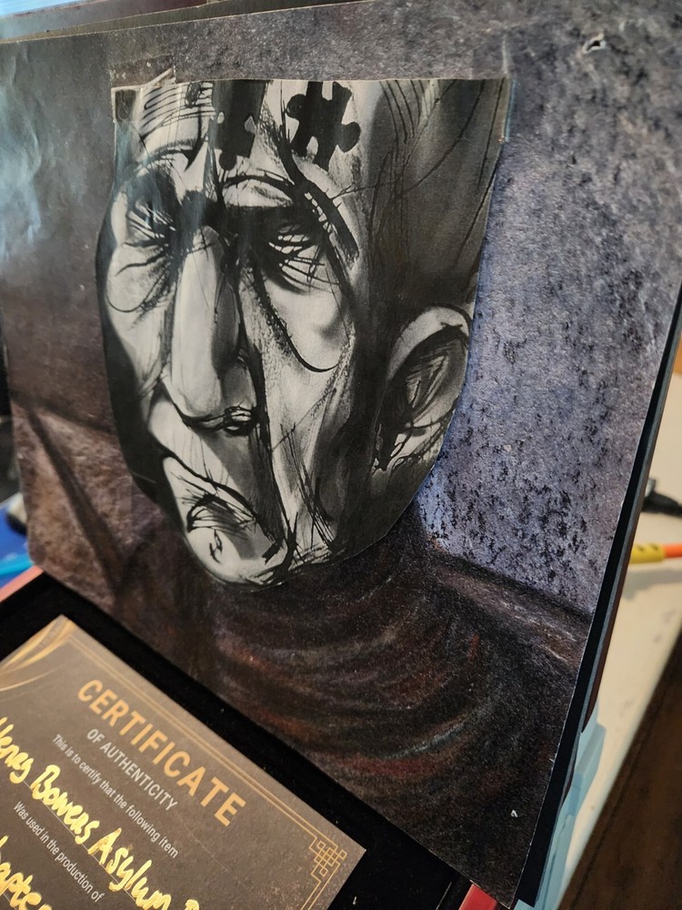Stephen King IT Chapter 2 Original Screen Used Henry Bowers Asylum Drawing Prop