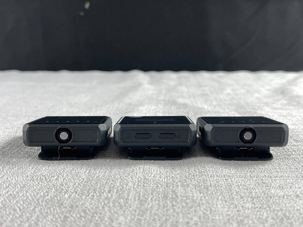 Drimzate Black Wireless Lavalier Microphone System For Camera Android