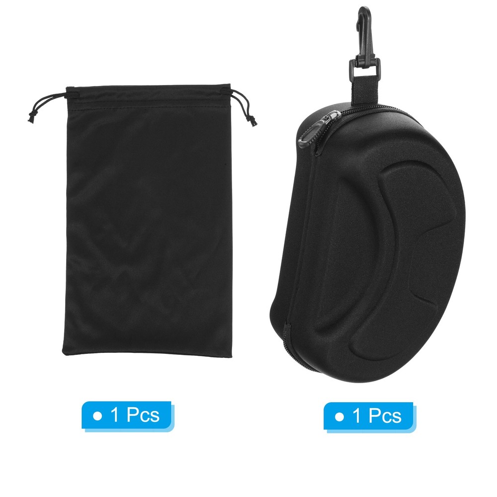 Snow Goggle Bag & Box, EVA Glass Case with Microfiber Ski Goggle Pouch