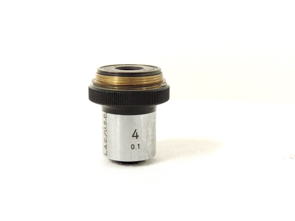 Nikon Microscope S Series Objective Lens 4 / 0.1