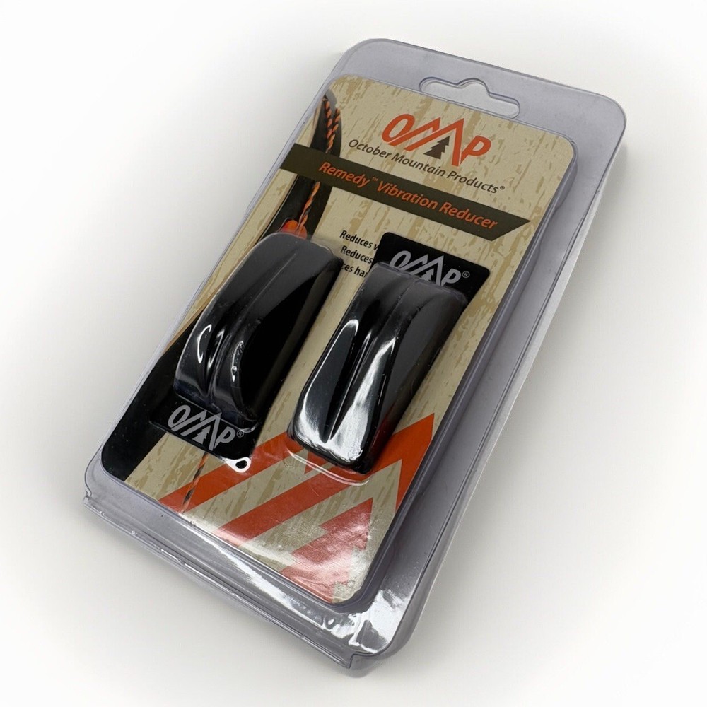 🏹 October Mountain Remedy Black 2 Pack - Bow String Vibration Dampeners