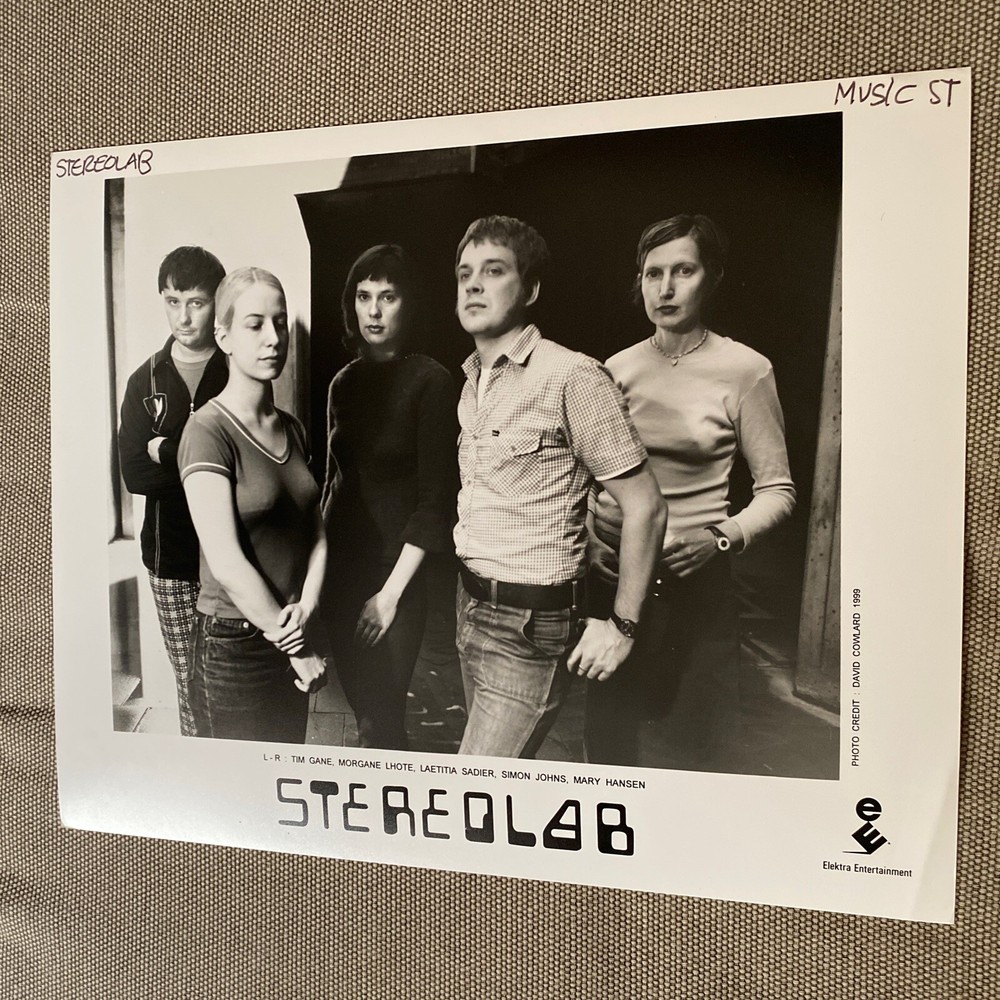 Stereolab Press Photo 8x10”. See Description.