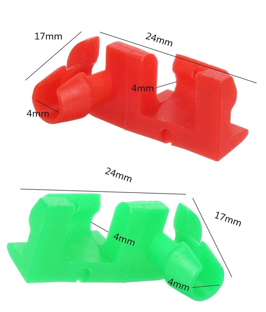 (5 Pair) Tailgate Handle Rod Clip Left & Right Rod Retainer Clips