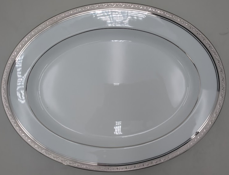 Noritake Crestwood Platinum - 50 piece set- Missing One Cup