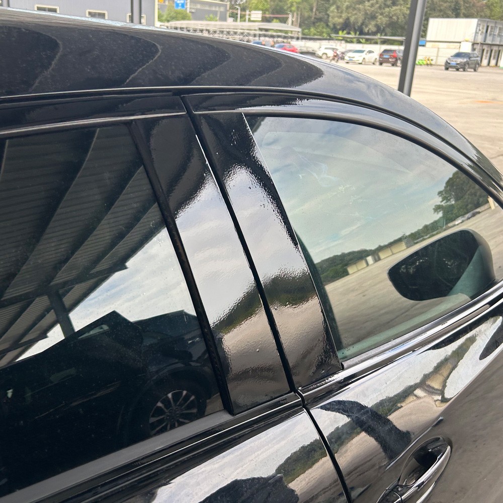 Glossy Black Chrome Delete Window Trims For Mazda 3 BM 2014-2019