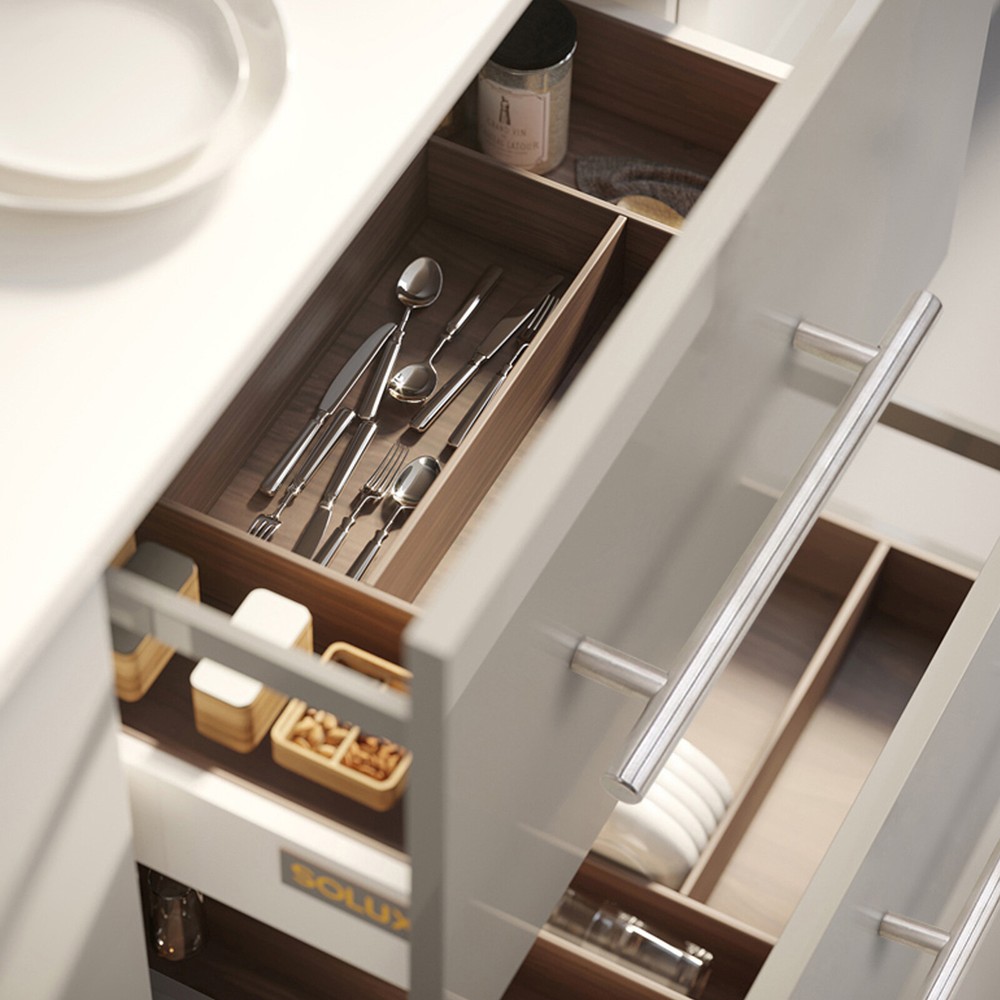 Solid Stainless Steel 2"-24" Bar Pull Handle For Kitchen Cabinet Drawer Hardware