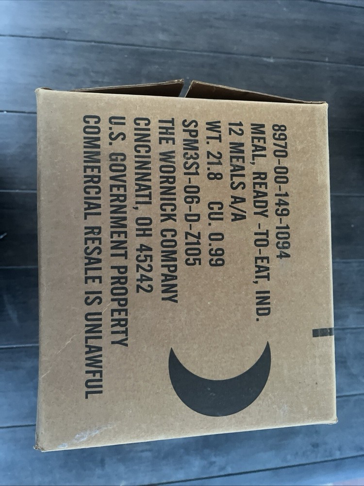 Official Military MRE Cases