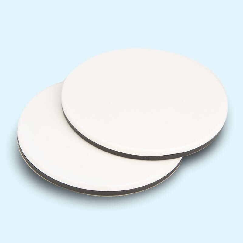 Stereo Microscope Bottom Plastic Round Stage Plate Black White Working Board