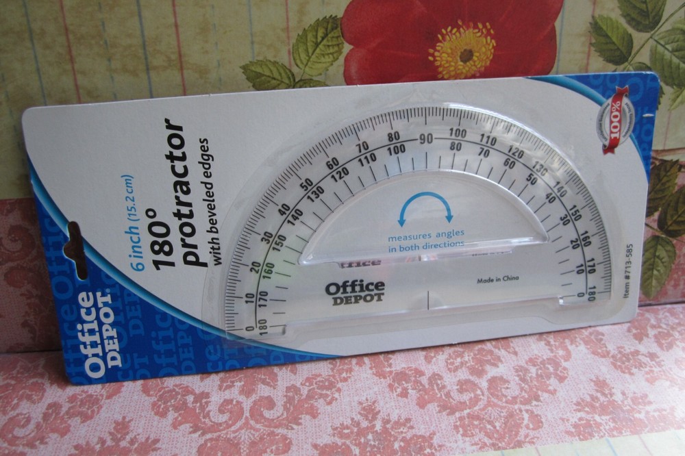 6 Inches 180 Degree Protractor 180 Degree Protractor School Protractor