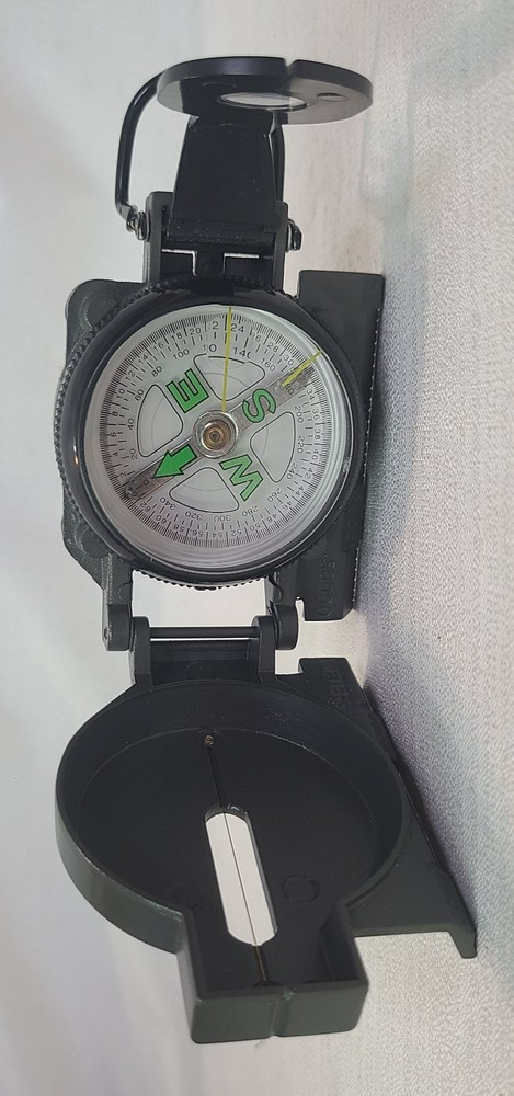 Compass Foldable in Closed Metal Case Camping Accessory Original
