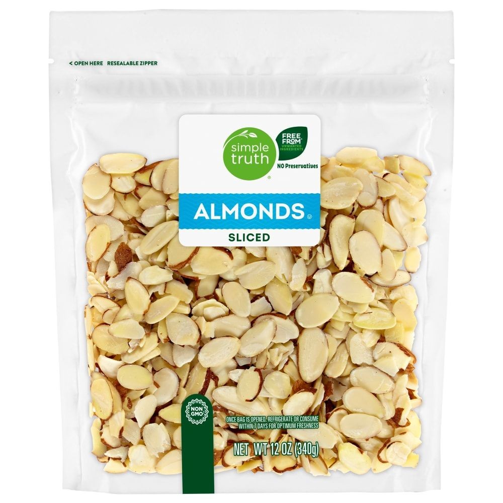 Simple Truth Sliced Almonds 12 oz - Pack of 3