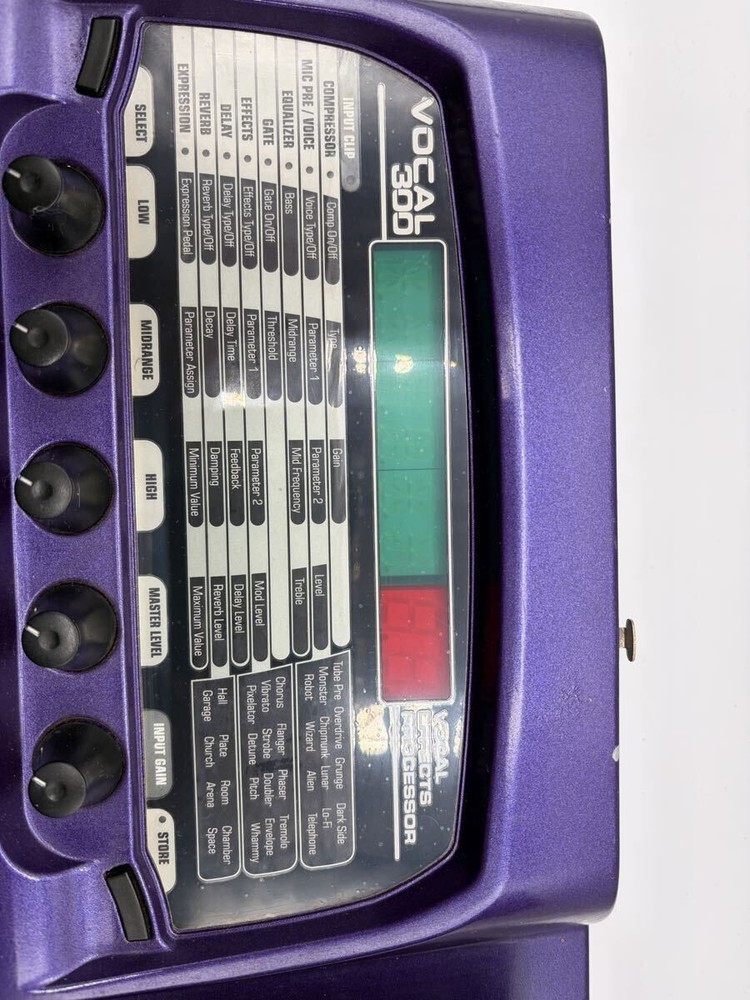 DigiTech Vocal 300 Vocal Multi-Effects Processor Voice Changer