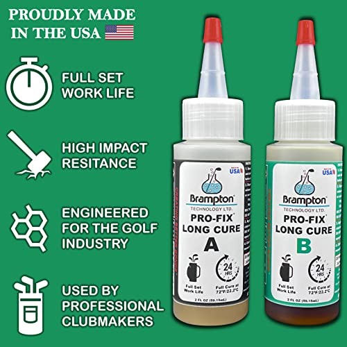 Brampton PRO-FIX Long Cure Golf Epoxy - Full Set Work Life - Assorted Styles