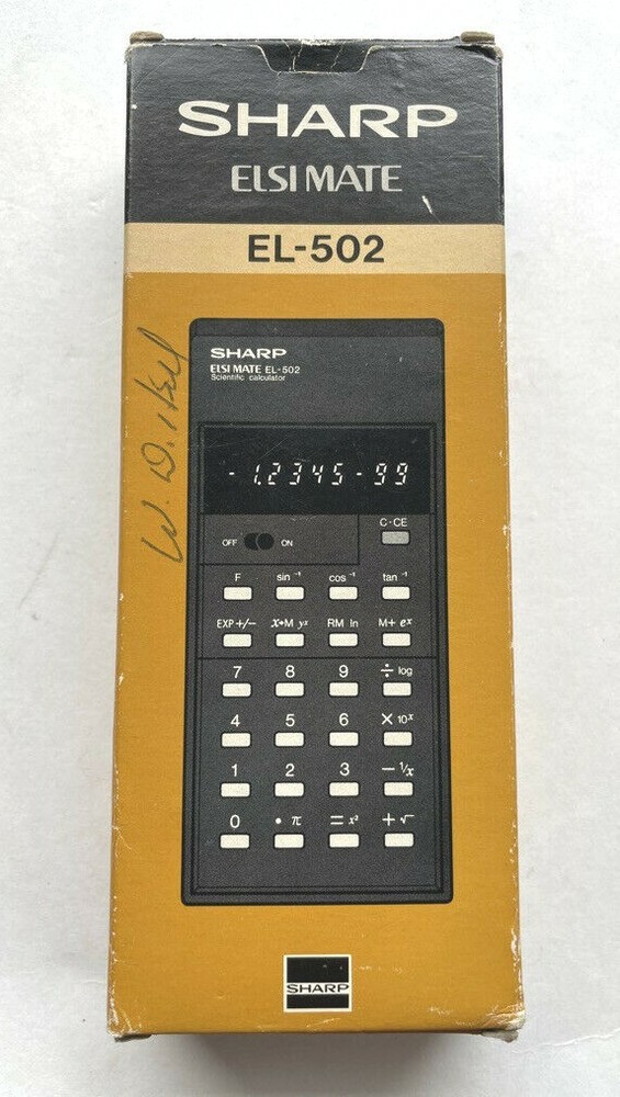 Vintage Sharp Elsi Mate EL-502 Calculator