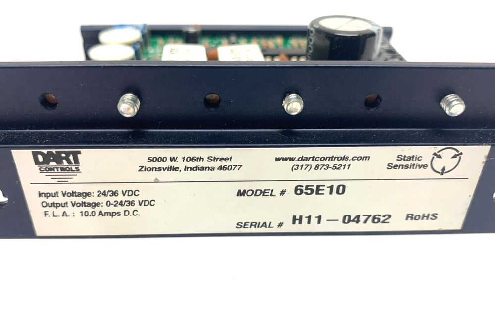 Dart Controls 65E10 Variable DC Speed Controller