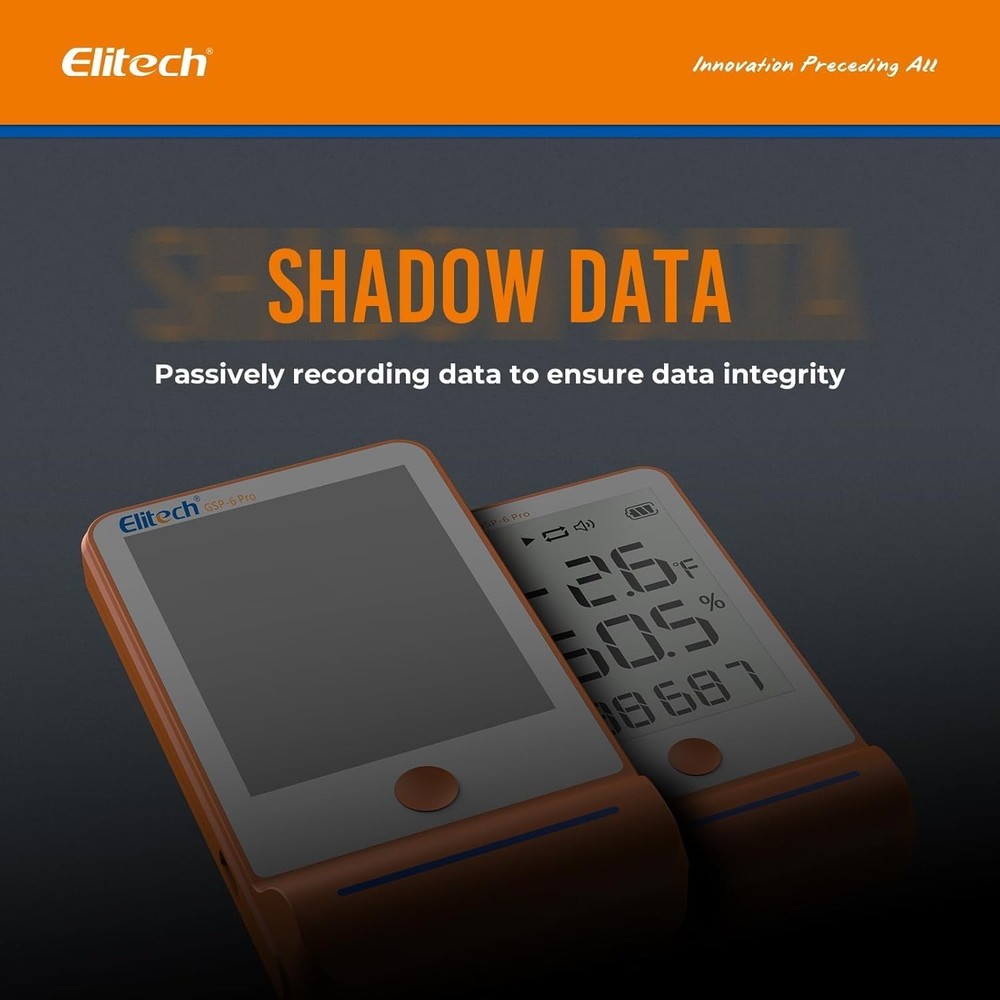 Elitech GSP-6 Bluetooth Data Logger Series, GSP-6-TE/THE 100000Points