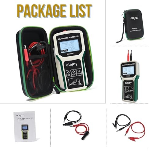 EY1800W Solar Panel Tester Multimeter, DC/AC Solar Panel Watt Meter,