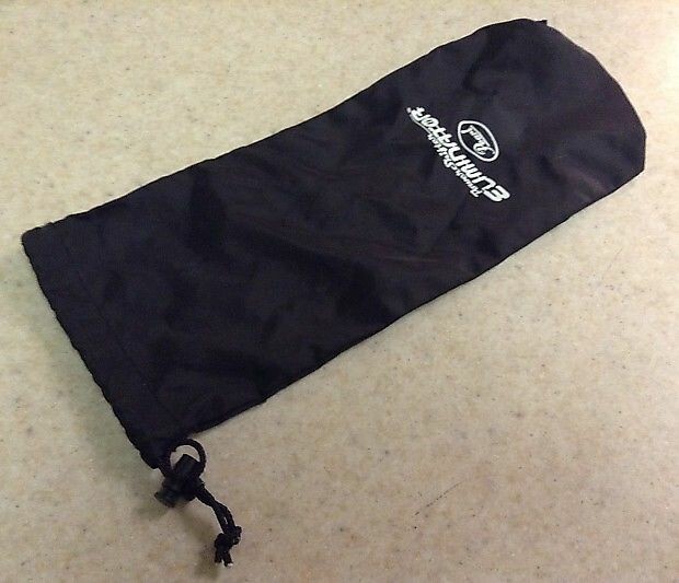 Pearl Eliminator Black Drawstring Bag with White Logo - Never Used