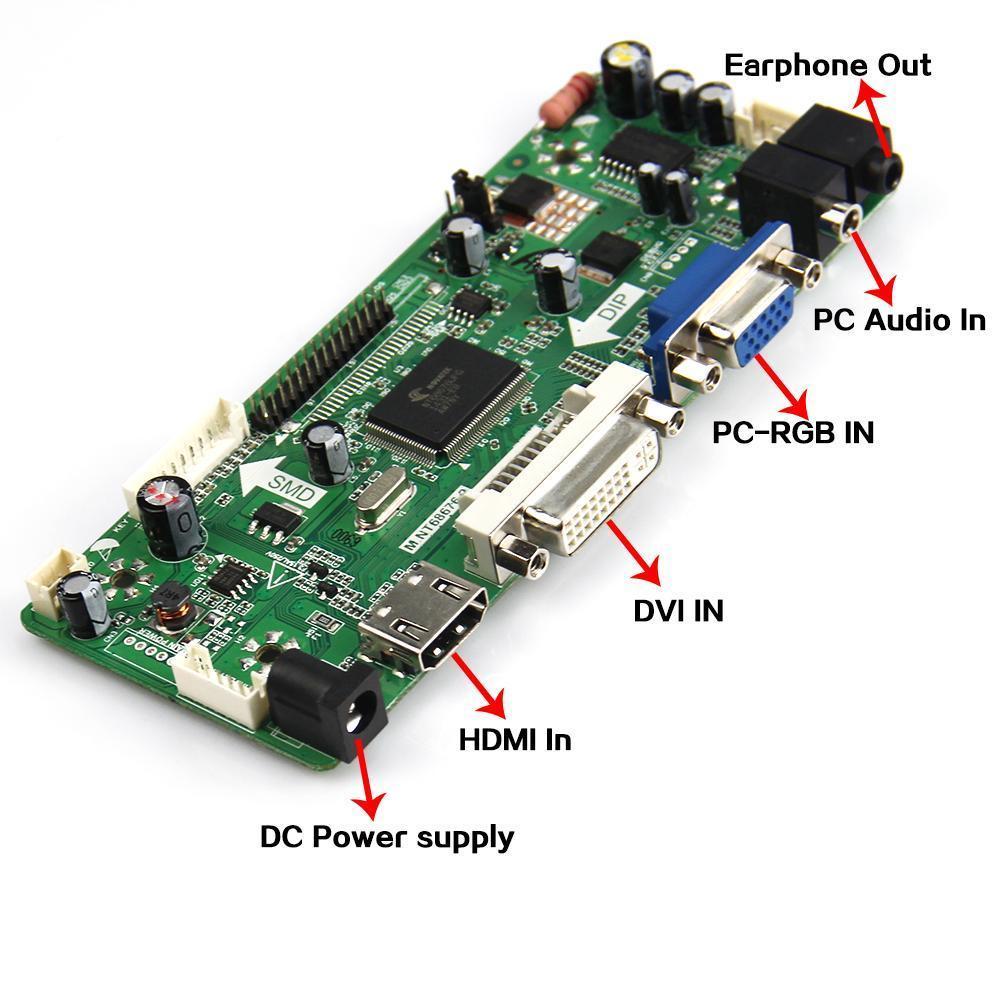 LCD LED controller board kit HDMI VGA DVI for LTN156AT34 1366X768 Panel Screen