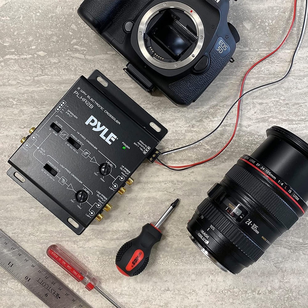 Pyle PLXR2B 2-Way Electronic Audio Crossover