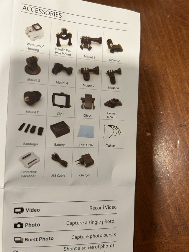 Action Camera Accessories