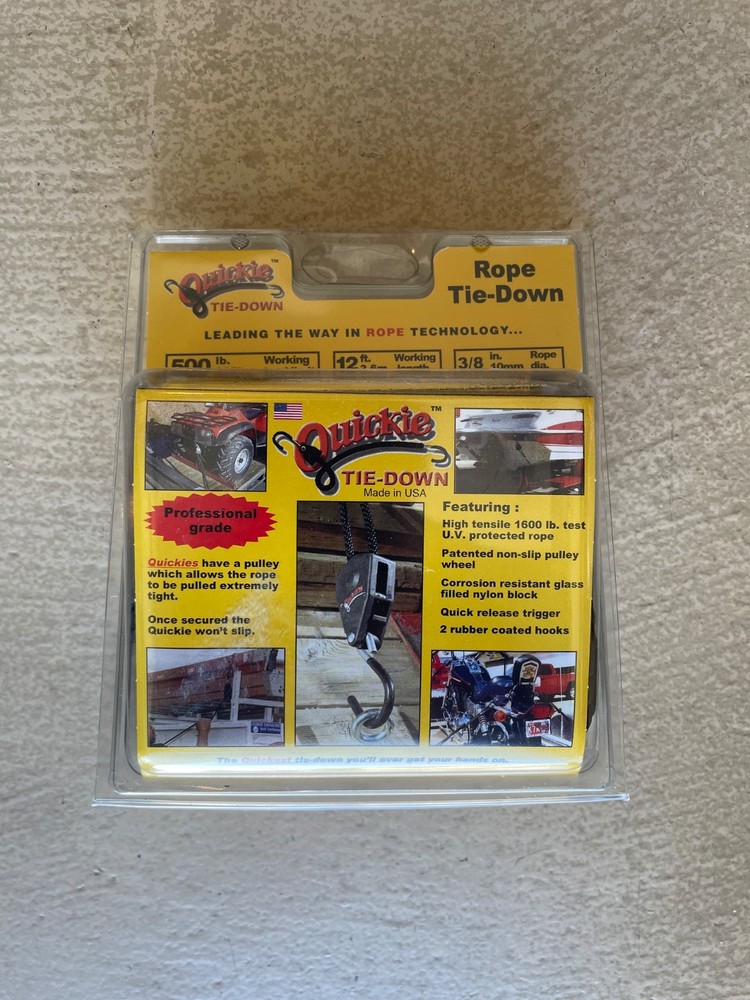 Quickie tie-down