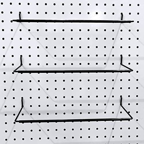 5 Pack Extendable Pegboard Paper Towel Holder,Pegboard Hook for