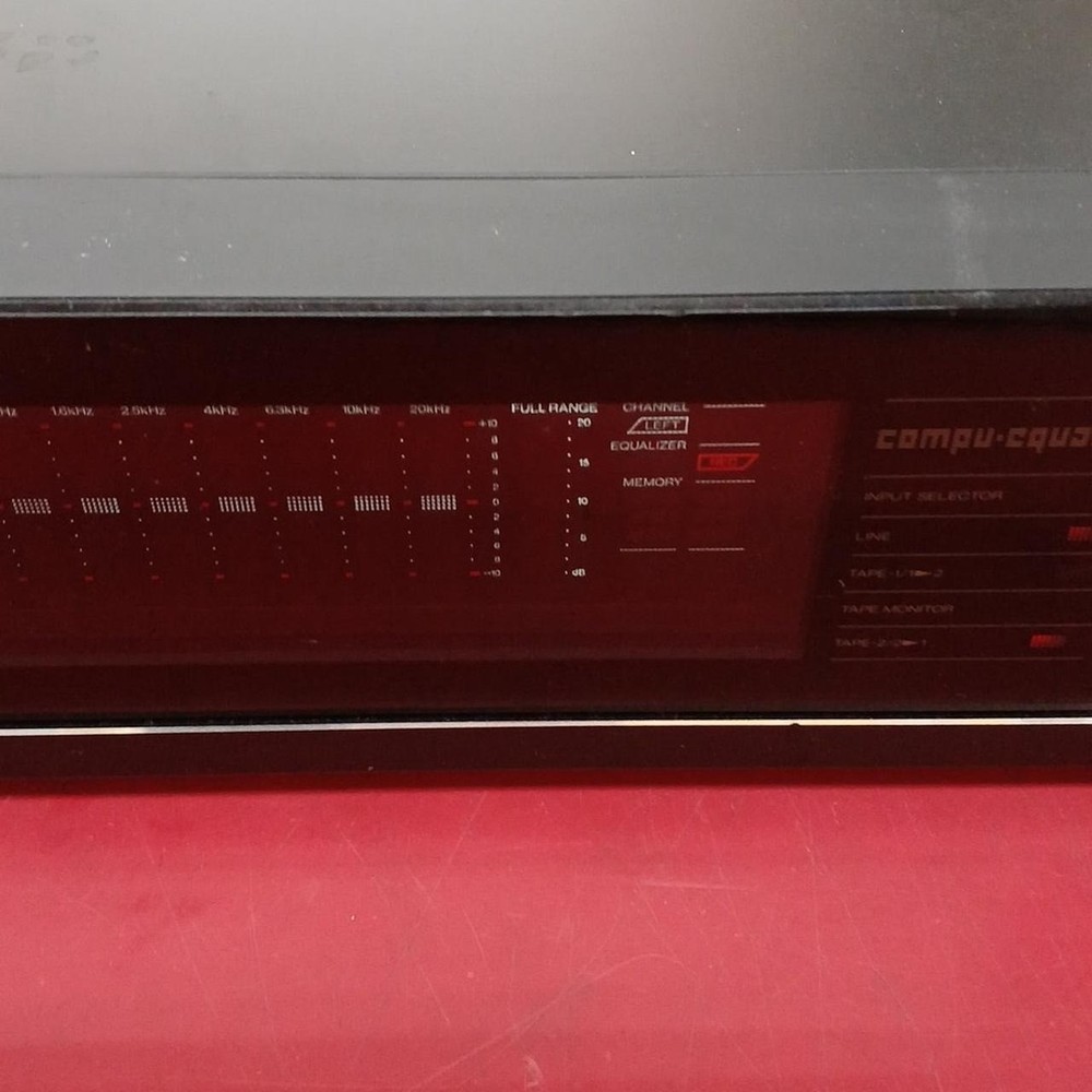 Sansui SE-88 Graphic Equalizer Black Vintage Audio Component No Remote control