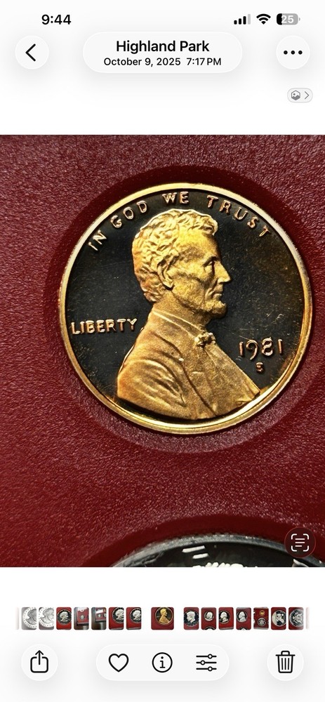 The 1981 United States Mint Proof Set Type 2