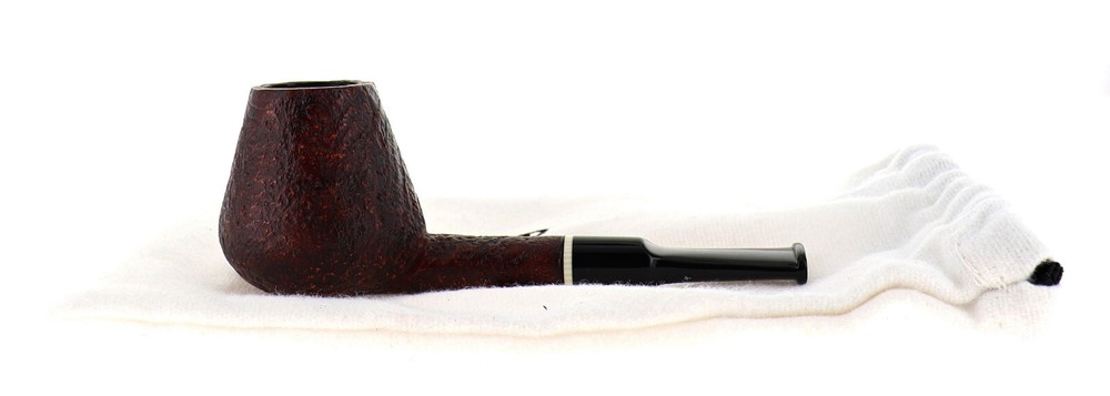 Pipe PROXIMA brown sandblasted shape stand up straight brandy