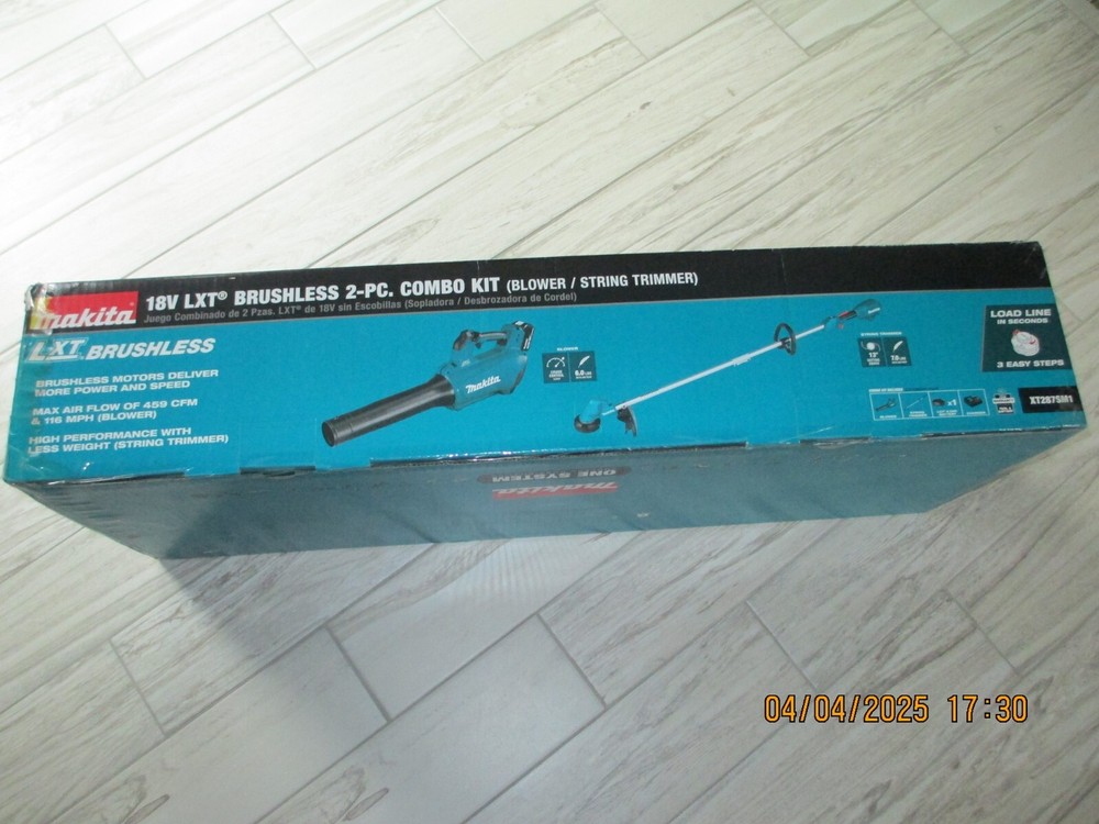 Makita LXT 18V Cordless Li-Ion Leaf Blower/String Trimmer Combo Kit 2-Tools 4.0A