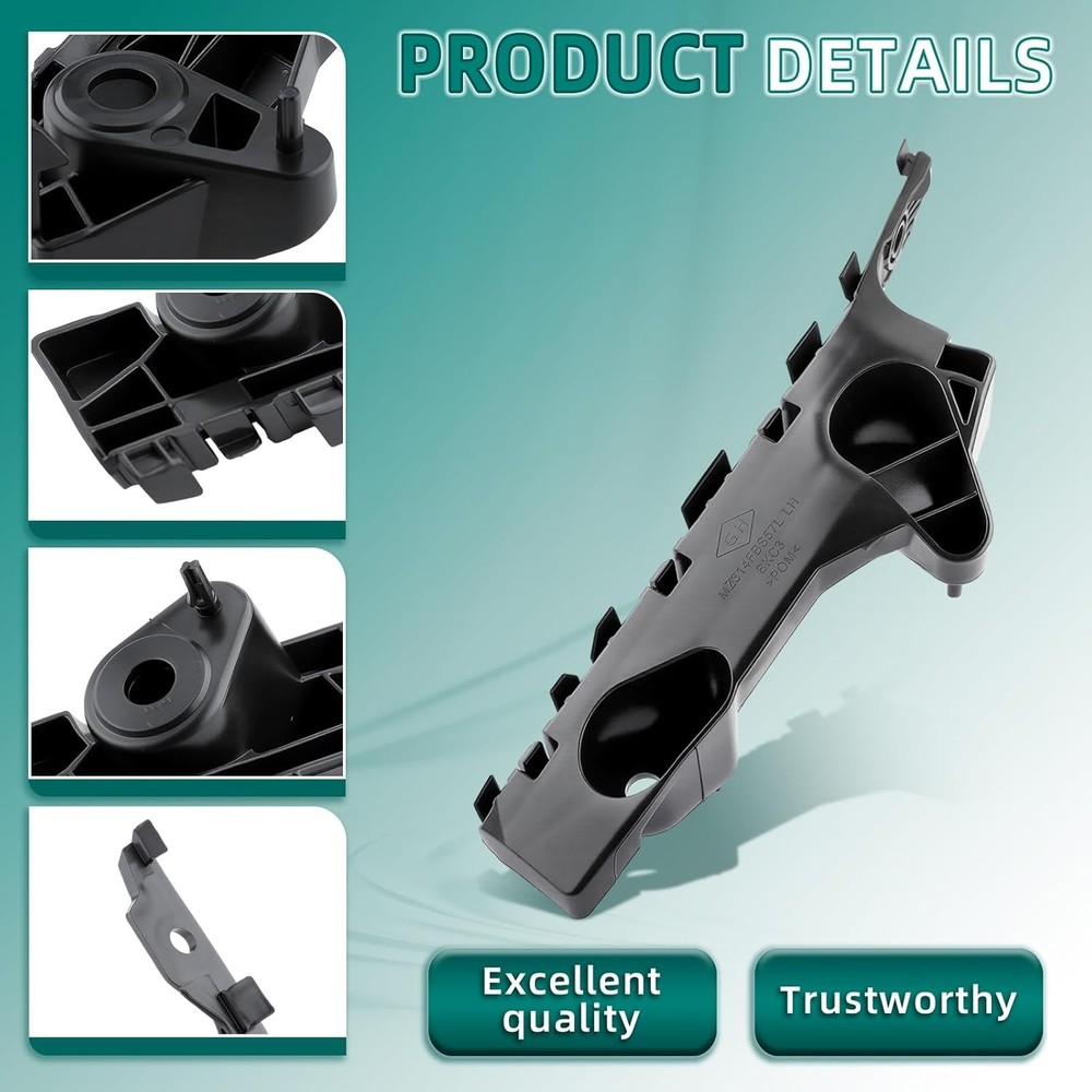 Bumper Retainers Brackets Mounting Kit Front Driver and Passenger Side for 3 & 3