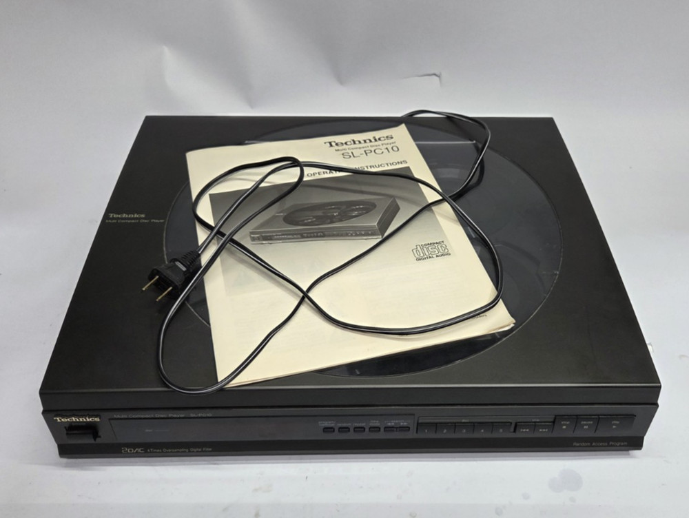 Technic SL-PC10 Multi Compact Disc Player - 5 Disc Changer Works Sounds Great 🔥